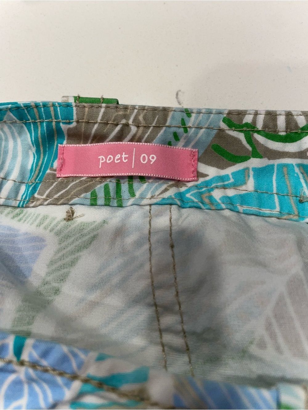 Sigrid Olsen Tropical Floral Capri Pants | Size 4 | 100% Cotton - Picture 10 of 11